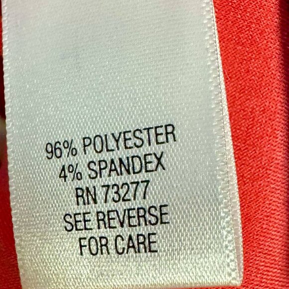 Dana Buchman Coral Ruched Sheath Dress – Size M - Picture 4 of 4